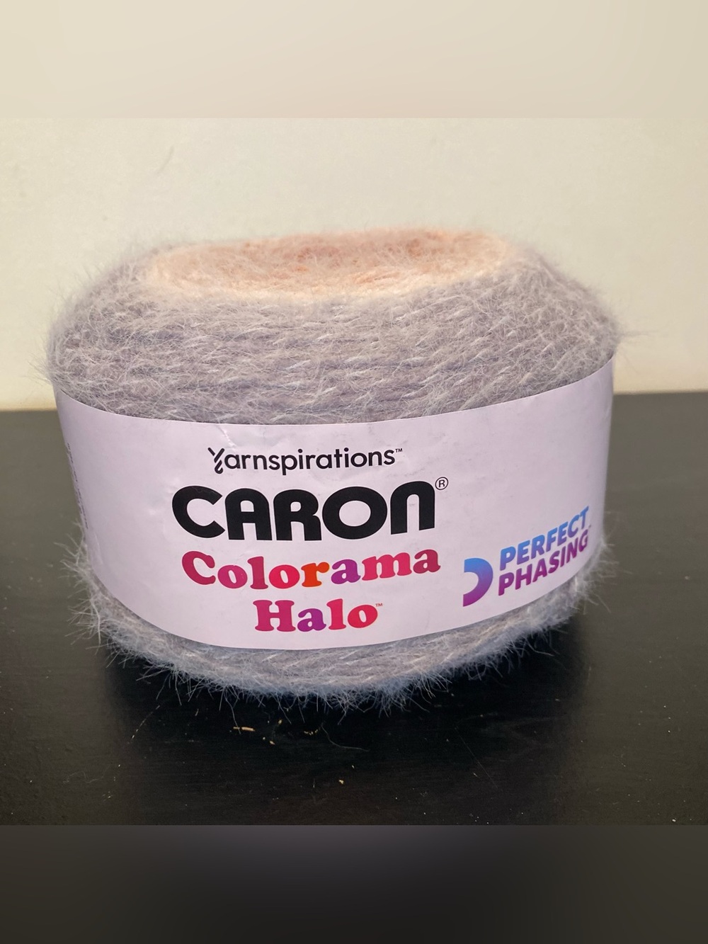 Caron Colorama Halo Yarn Cake Knitting Crocheting Tin & Tan 291076 481 Yards